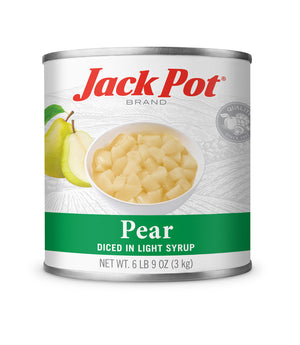 PEAR 6/105OZ DICED IN LIGHT SYRUP