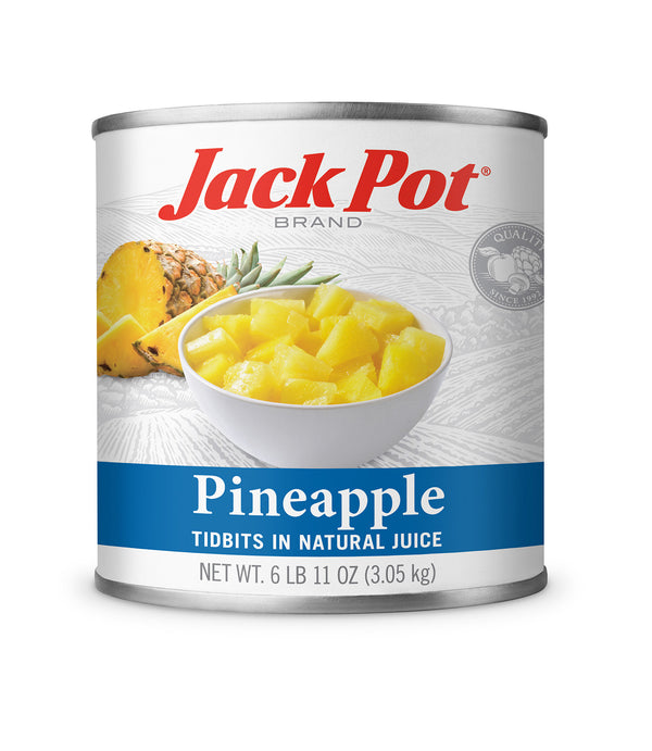 Pineapple Tidbits in Natural Juice | Jackpot - C. Pacific Foods