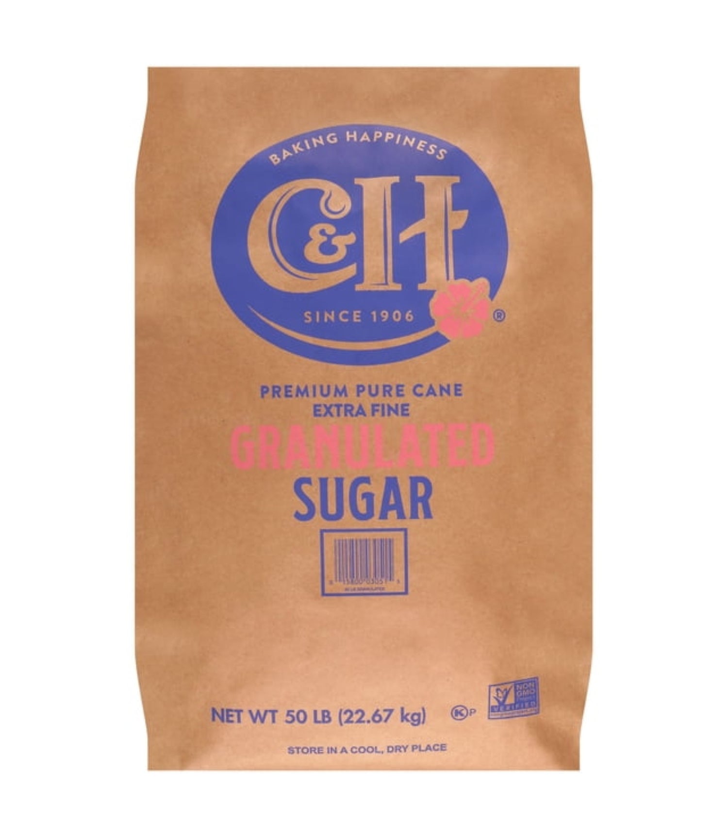 PURE CANE SUGAR, GRANULATED WHITE