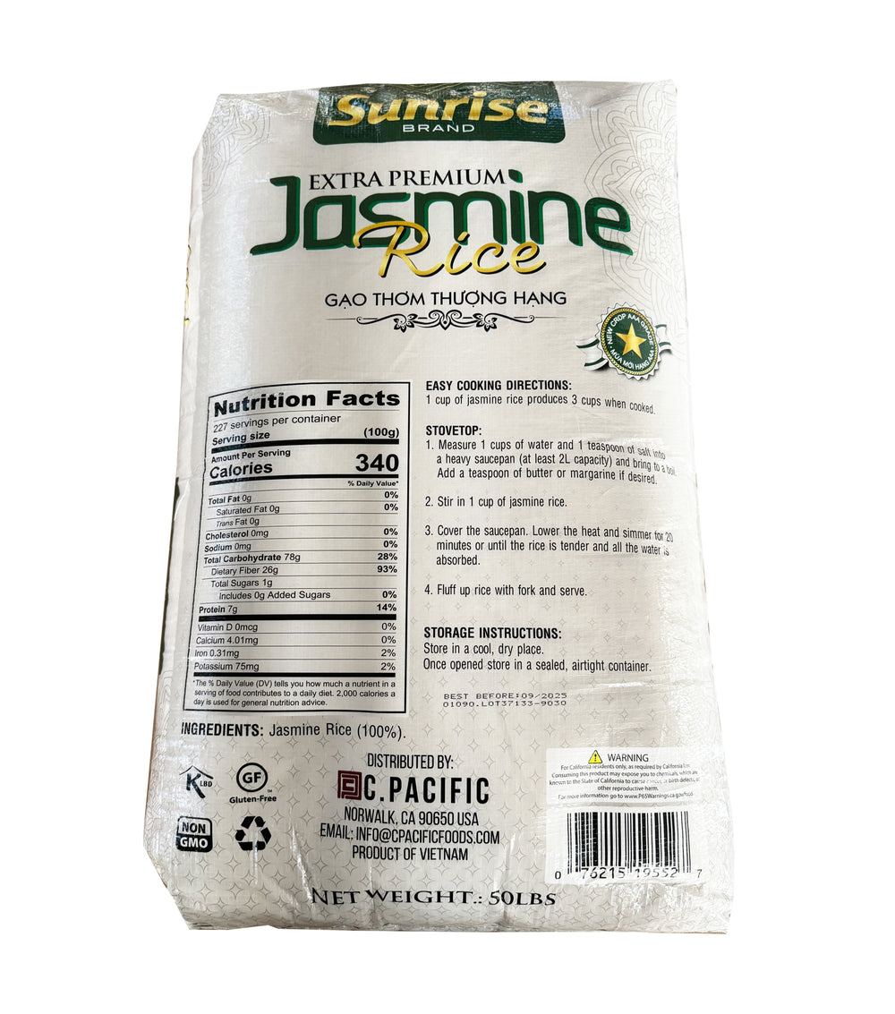 Jasmine Rice, Extra Premium | - C. Pacific Foods