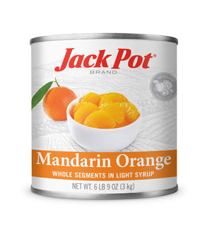 MANDARIN ORANGE WHOLE SEGMENTS IN LIGHT SYRUP