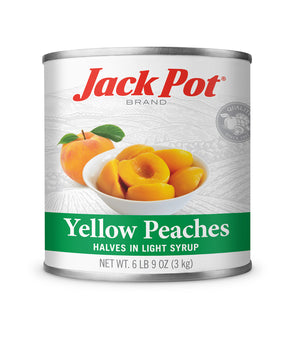 YELLOW PEACHES HALVES IN LIGHT SYRUP