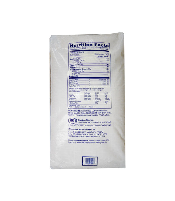 Aa Rice Long Grain Rice, Texas 100 LB | AA - C. Pacific Foods