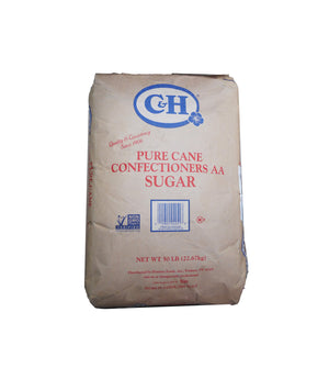 PURE CANE SUGAR, CONFECTIONERS AA, 50 LB