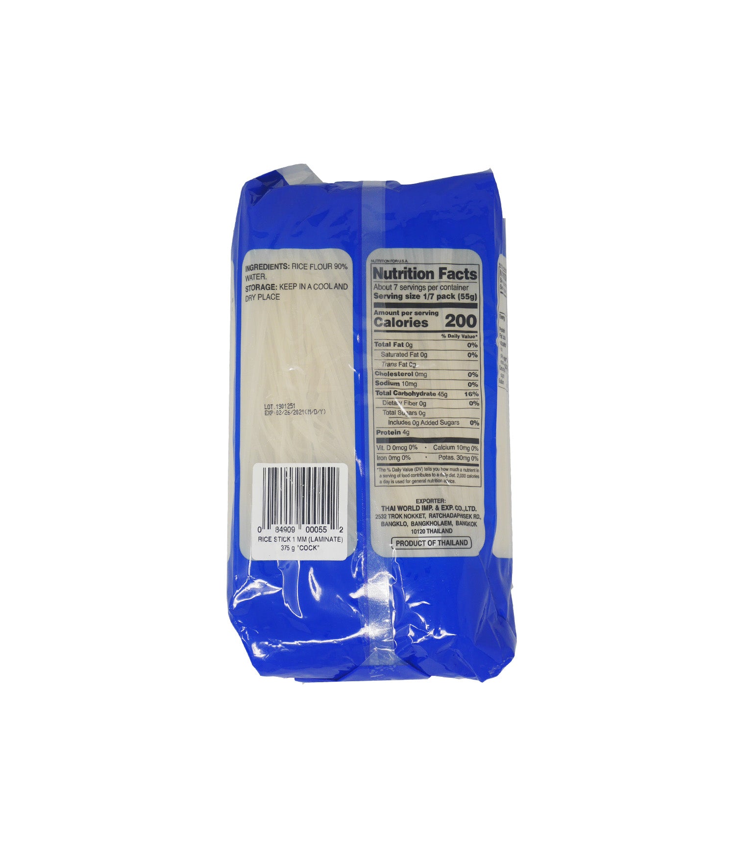 RICE STICK NOODLE, SMALL (1 MM)
