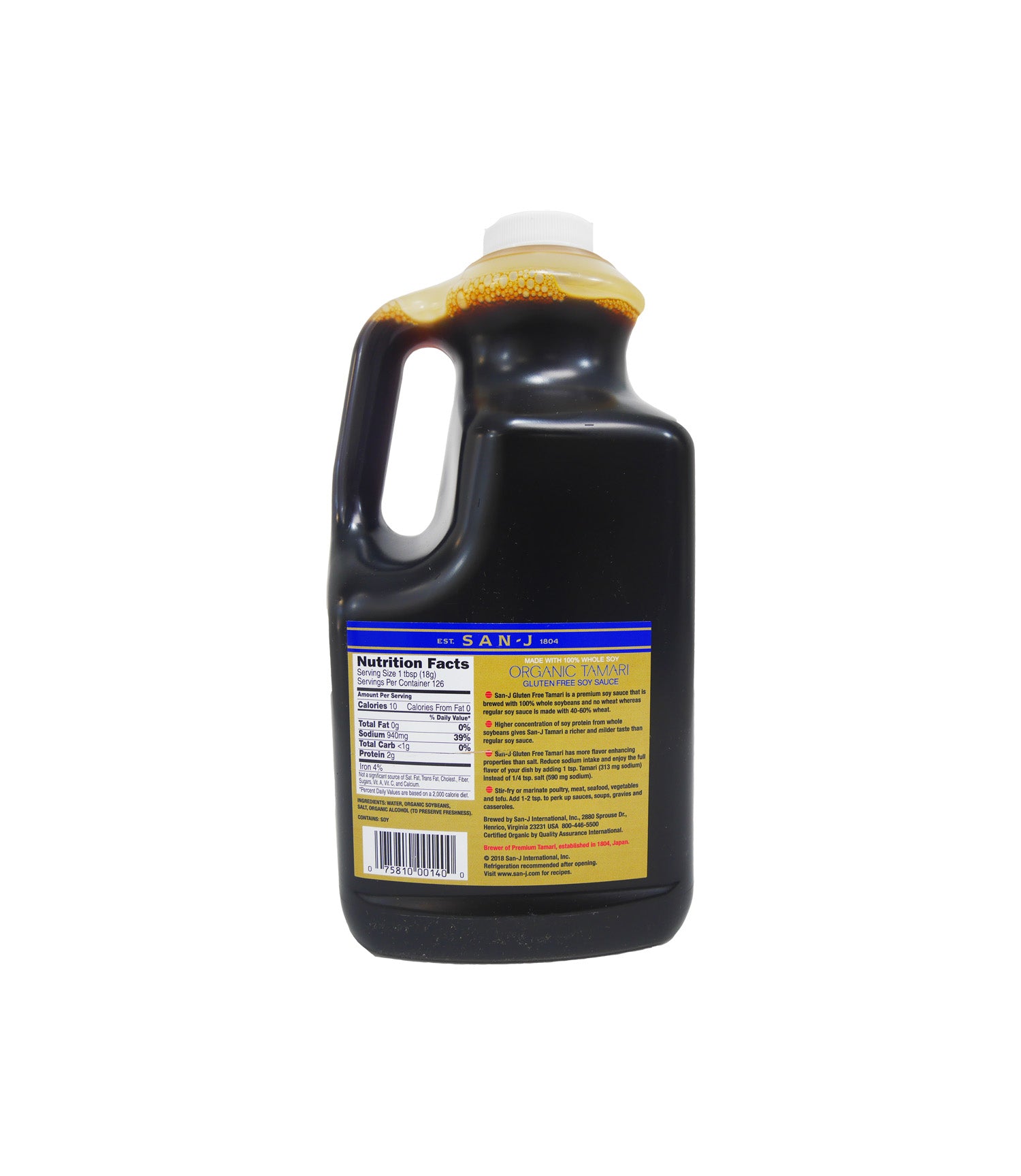 SOY SAUCE, TAMARI ORGANIC